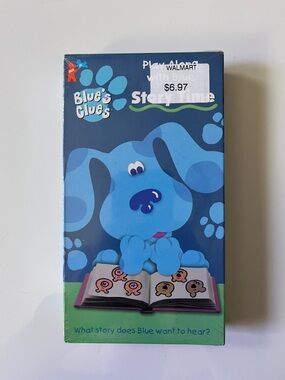 Vintage Brand New *Sealed* Nickelodeon Blue’s Clues Story Time VHS